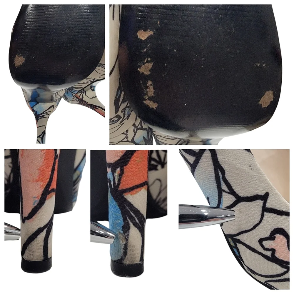 Nine West Women's Floral High Heel Shoes - Picture 14 of 17